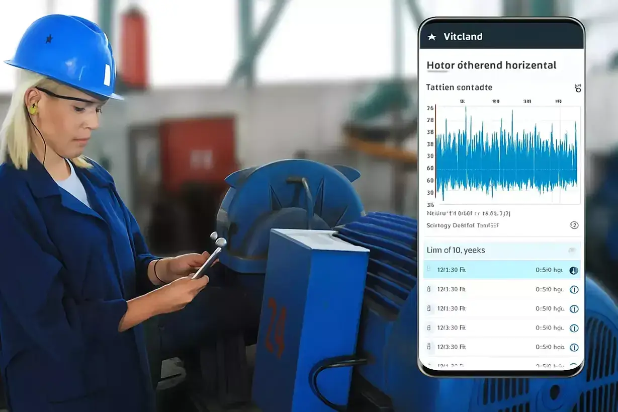 Illustration of VibCloud vibration measurement tool